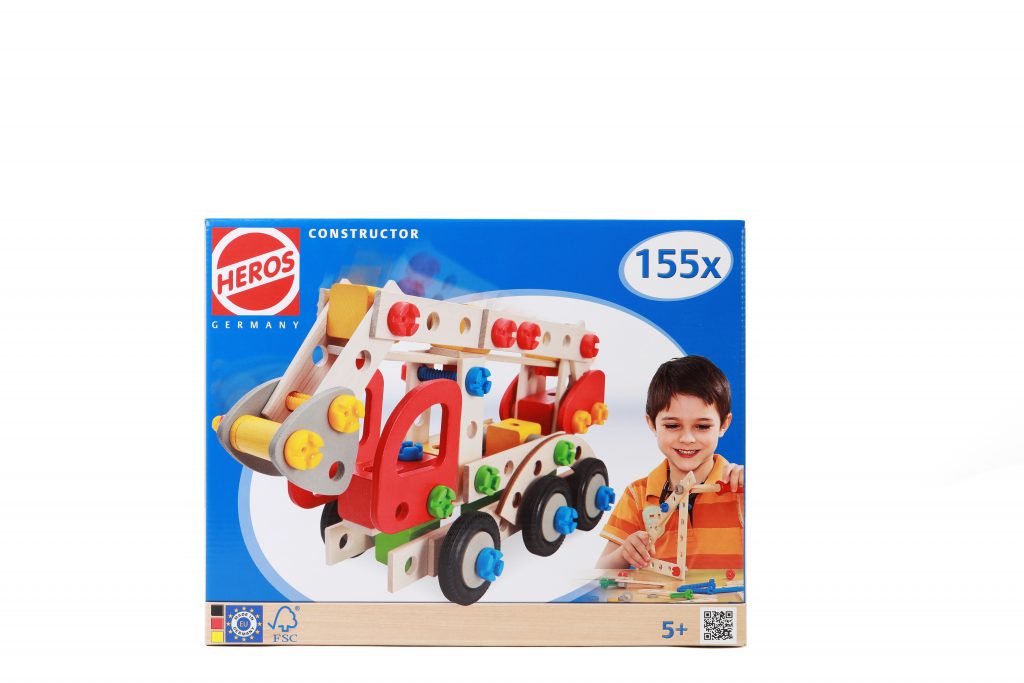 Camion en jeu de construction pour enfants