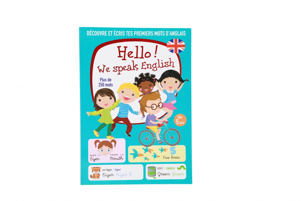 Livre d'apprentissage de l'anglais "Hello ! We speak English"