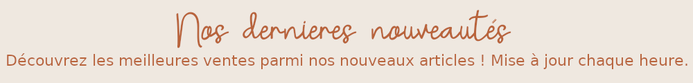 Découvrez nos meilleures ventes